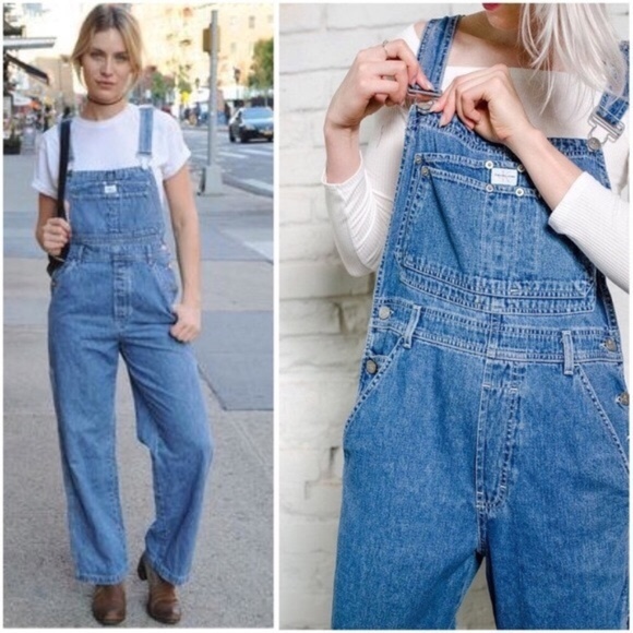 Calvin Klein Denim - Vintage Calvin Klein Womens Denim Overalls Blue L